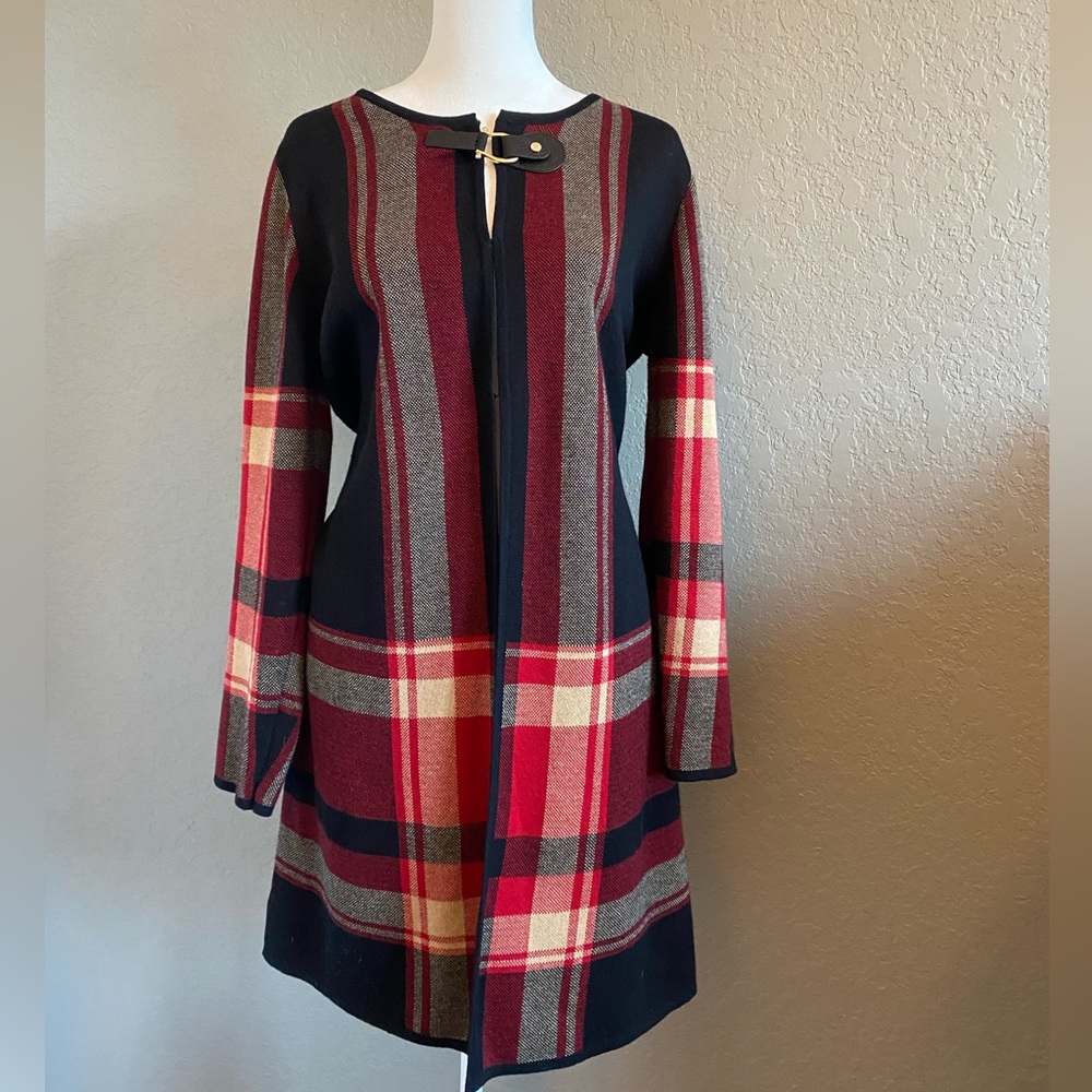 Black, Tan & Red jacket